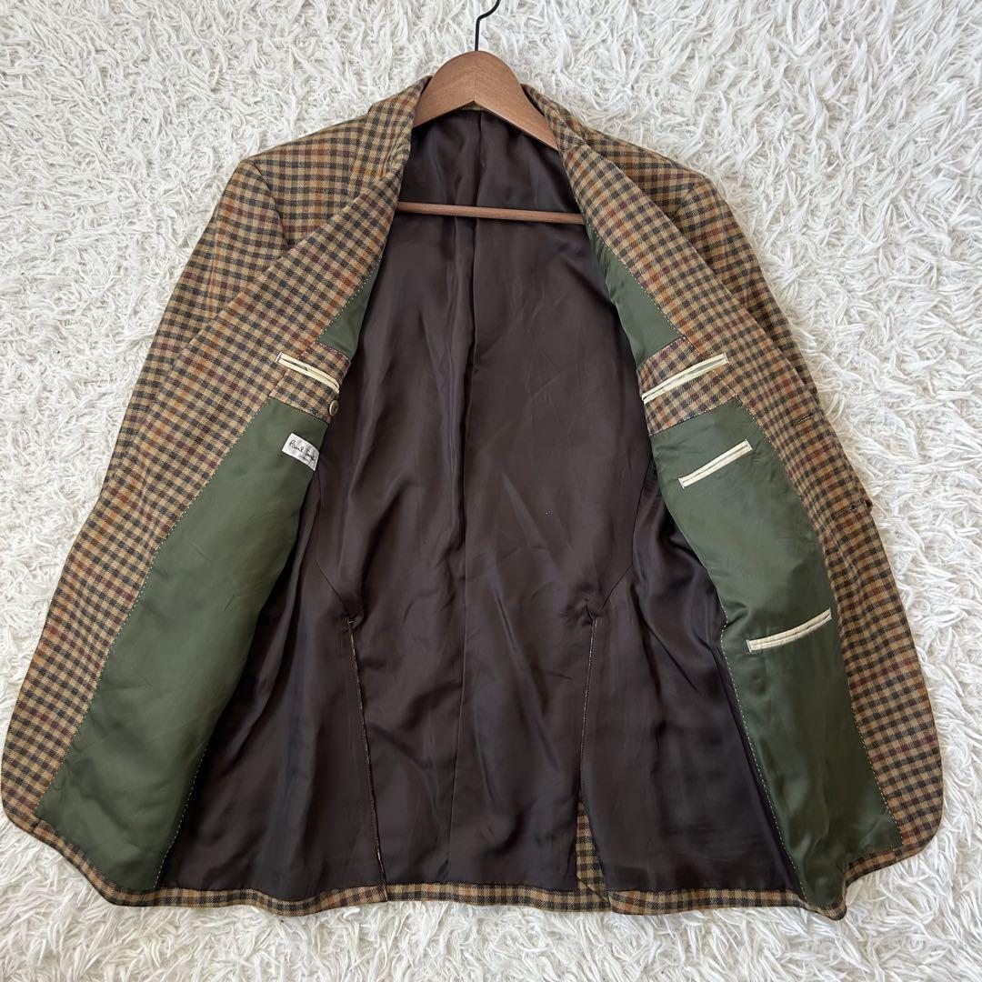 安価 Paul Smith LONDON テーラードジャケット ガンクラブチェック L ジャケット・アウター