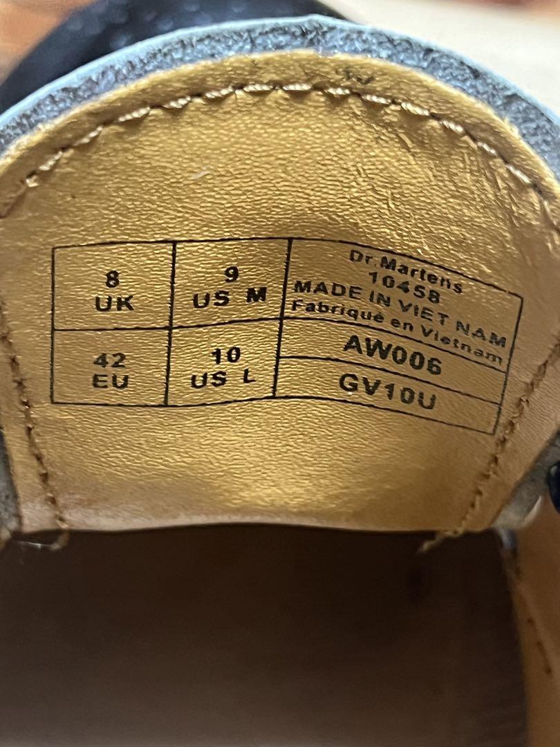 ドクターマーチン白黒　Dr.Martens ウイングチップ　ドクターマーチン