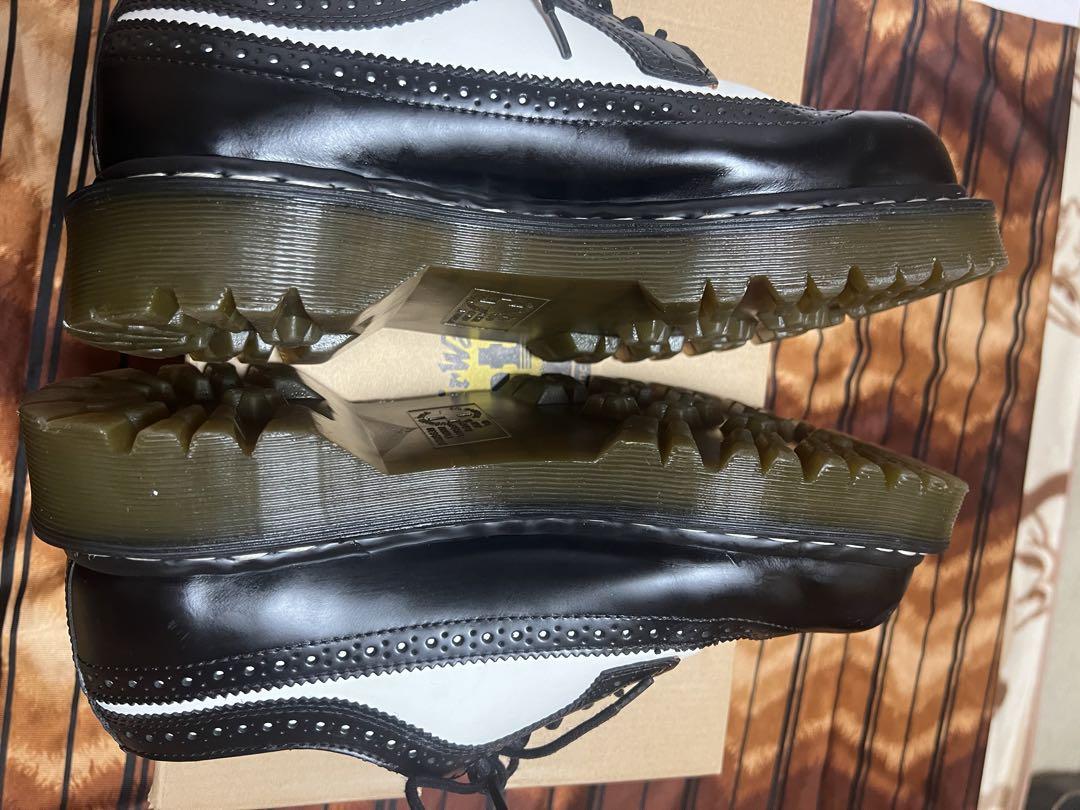 ドクターマーチン白黒　Dr.Martens ウイングチップ　ドクターマーチン