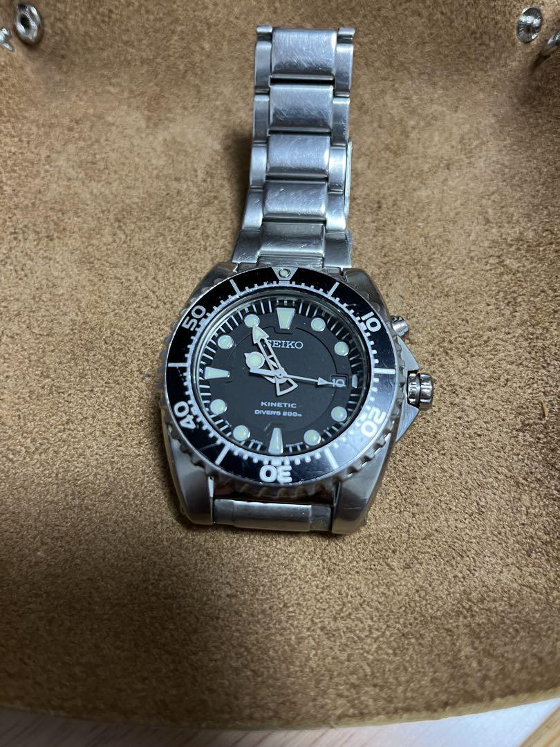 時計 SEIKO KINETIC DIVERS 5M62-0bl0