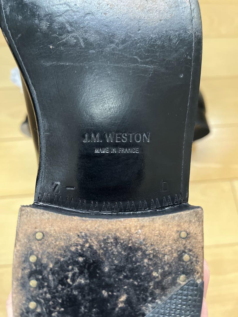 J.M. WESTON サイドゴアブーツ 黒　7/D 705