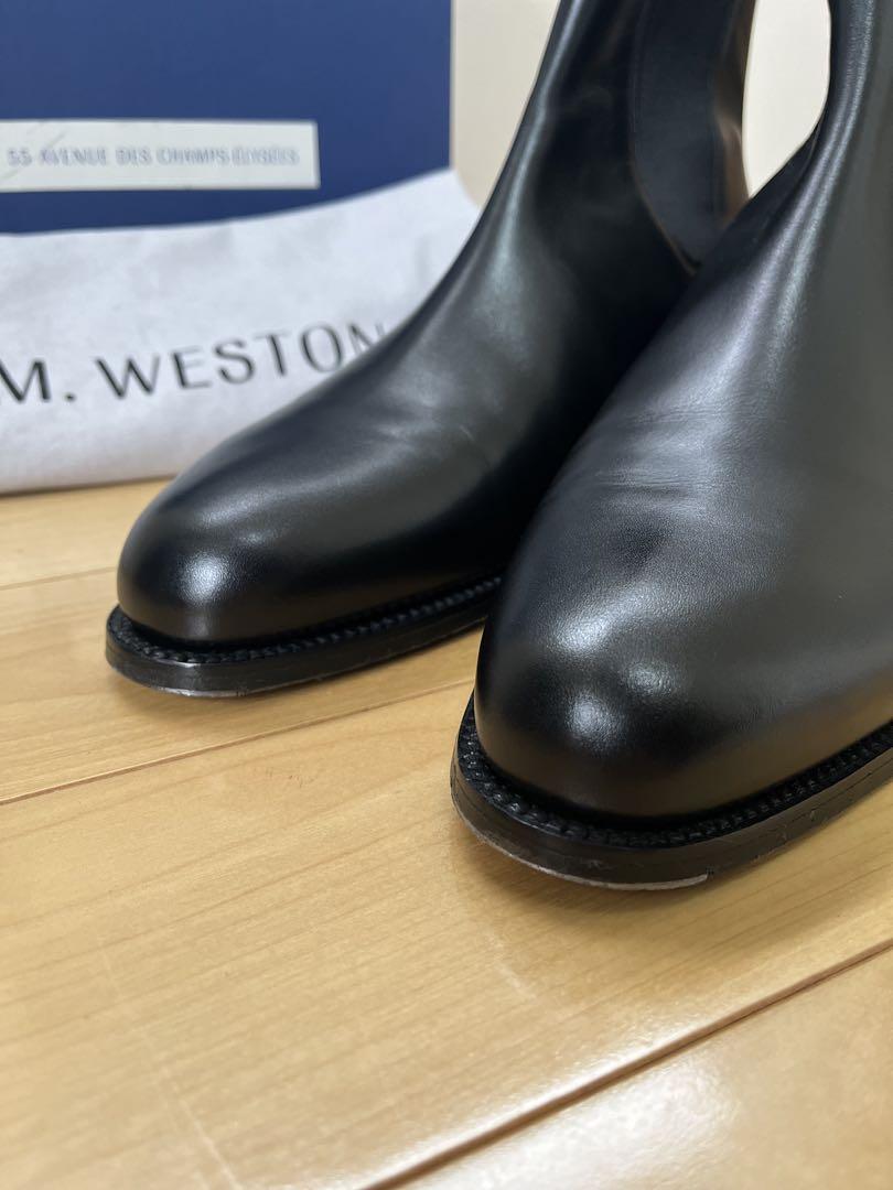 J.M. WESTON サイドゴアブーツ 黒　7/D 705