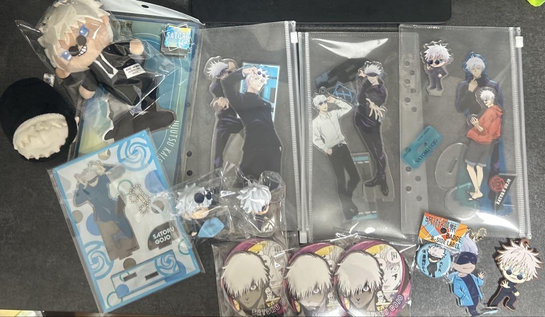 五条悟 缶バッジ アクスタ キーホルダー