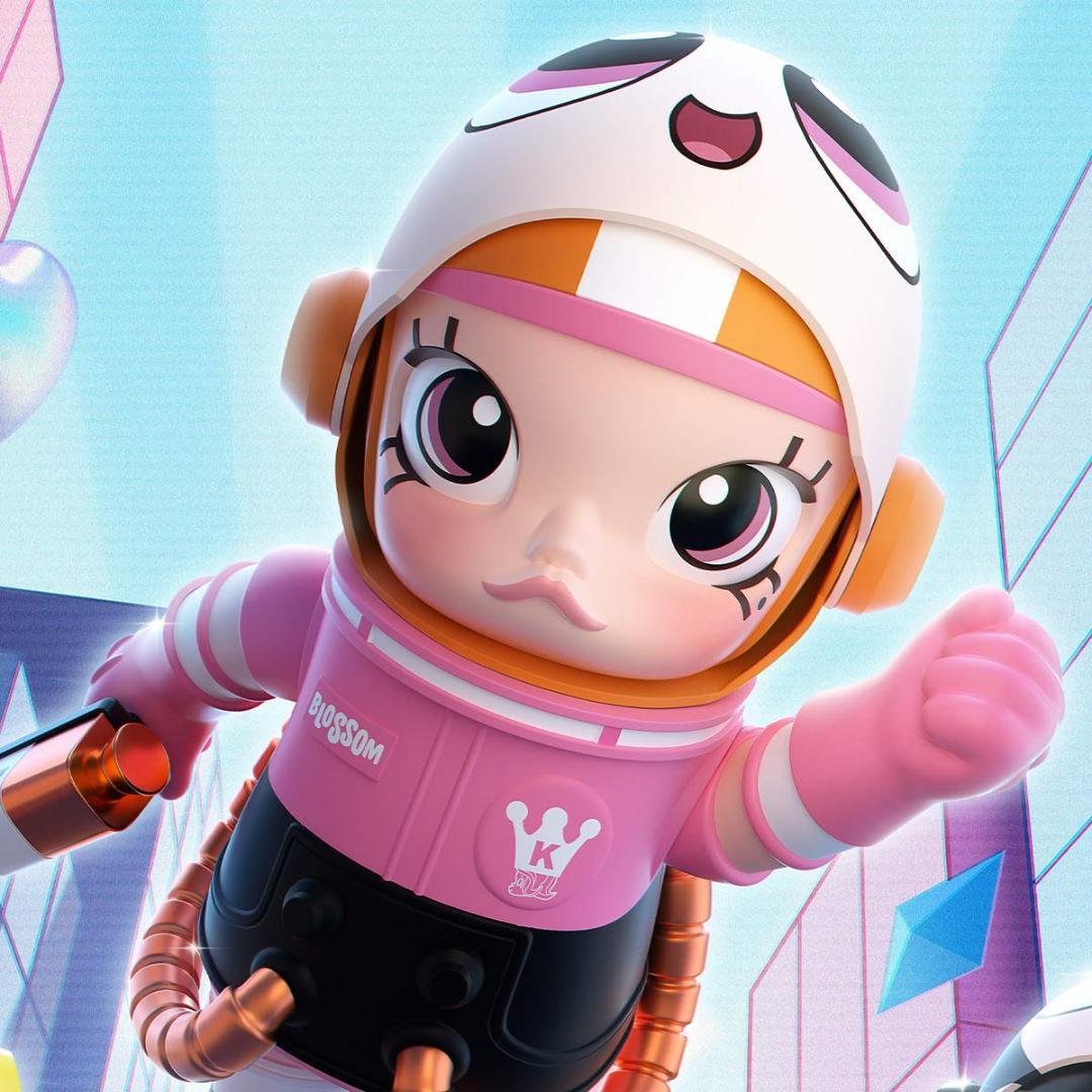 【完売品】 molly 400% パワーパフガールズ ブロッサム Amazon.co.jp: POP MART MEGA コレクション 400％+100％ SPACE