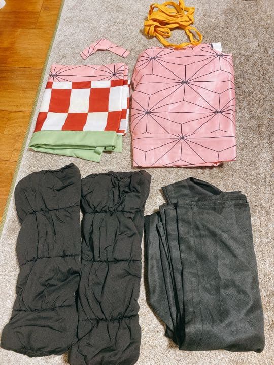 鬼滅の刃 竈門禰豆子 コスプレ 衣装 フルセット 【新品、本物、当店