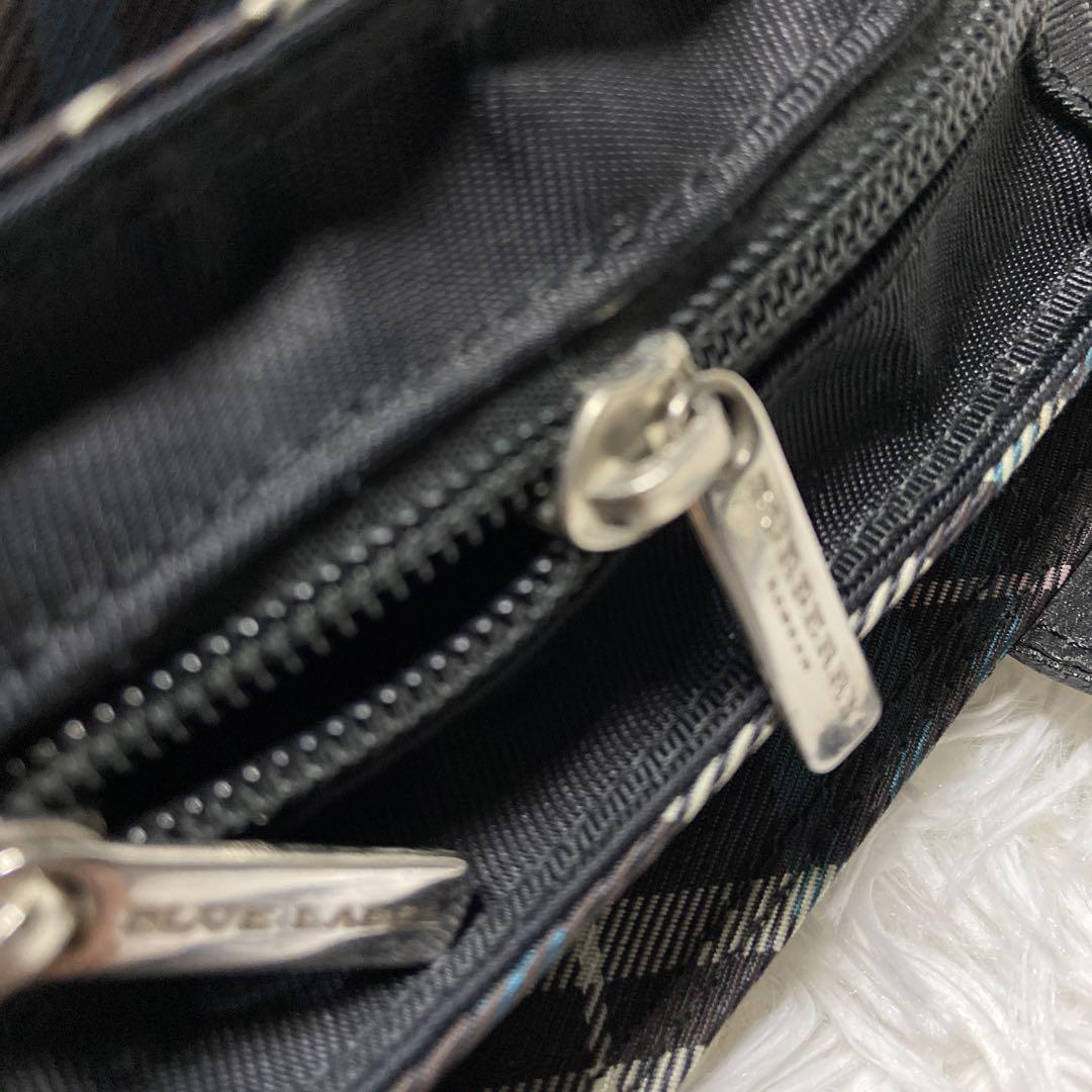 ✨ BURBERRY BLUE LABEL ノバチェック 舟形トートバッグ✨