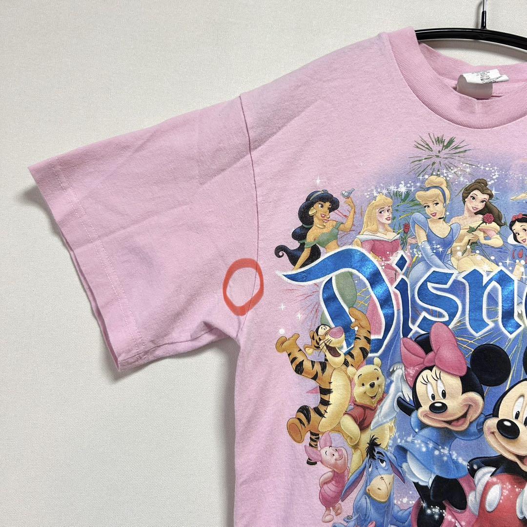 USAvintageアメリカ古着フロリダディズニープリンセスキャラクターTシャツ