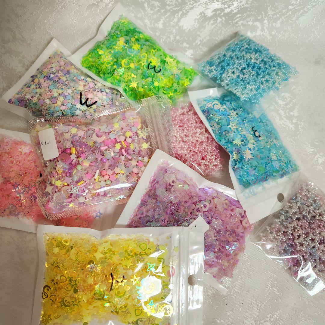 ゆめかわ⭐デコパーツなどハンドメイド資材まとめ売り