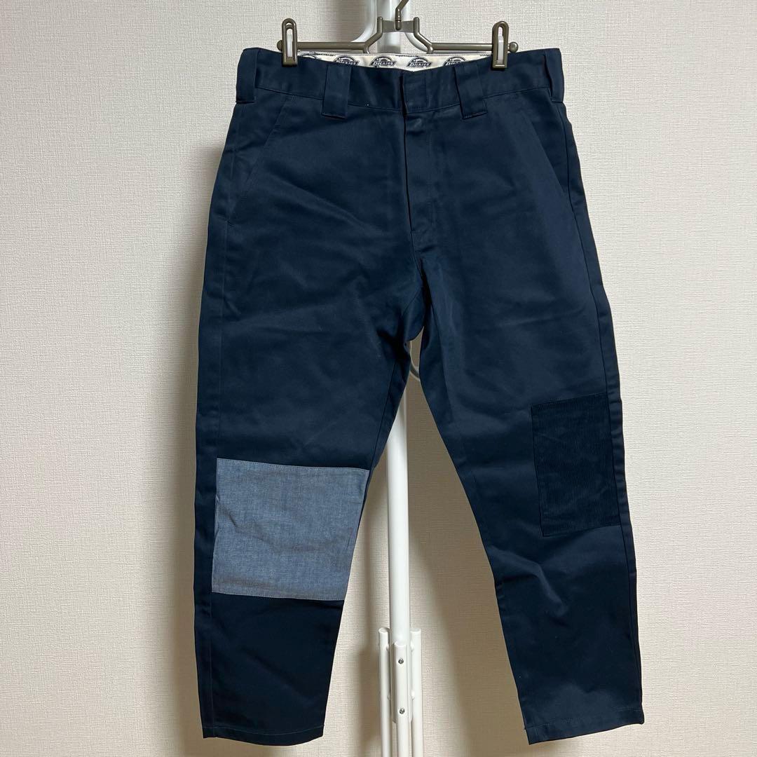 FDMTL × Dickies パッチワーク クロップドパンツ 30