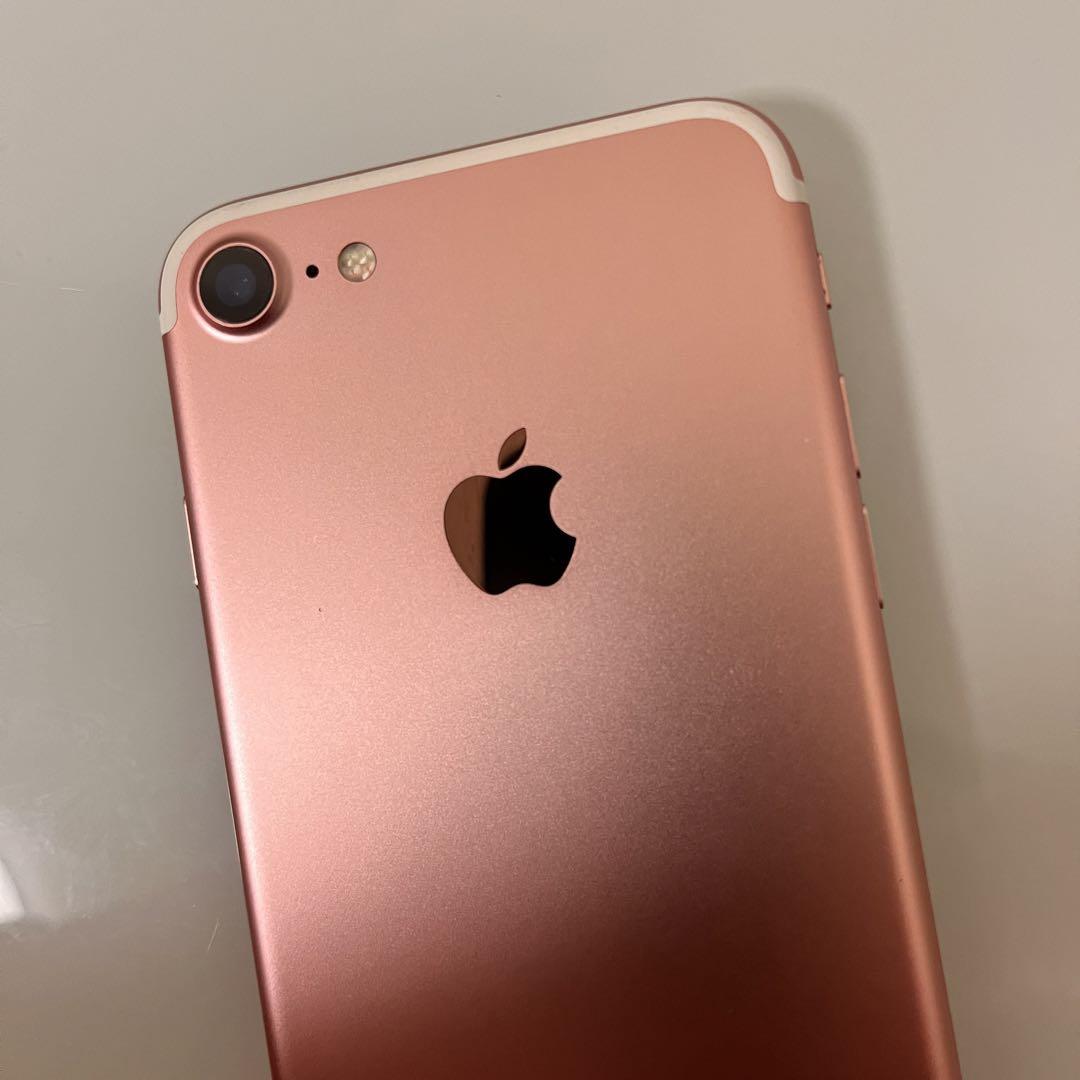 【美品】iPhone7 シャンパンピンク　箱無し　SIMロック解除済み 美品】iPhone7 シャンパンピンク 箱無し SIMロック解除済み