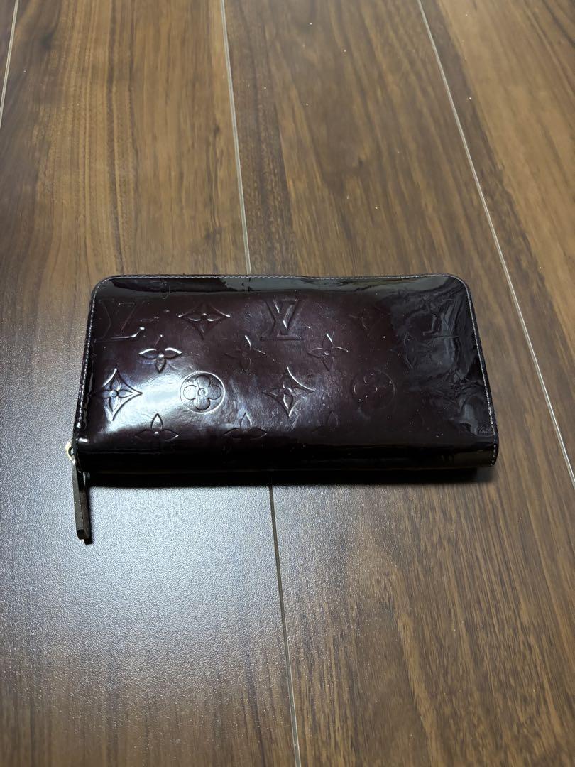 【VUITTON】ヴェルニ財布 美品 長財布 レッド ルイヴィトン