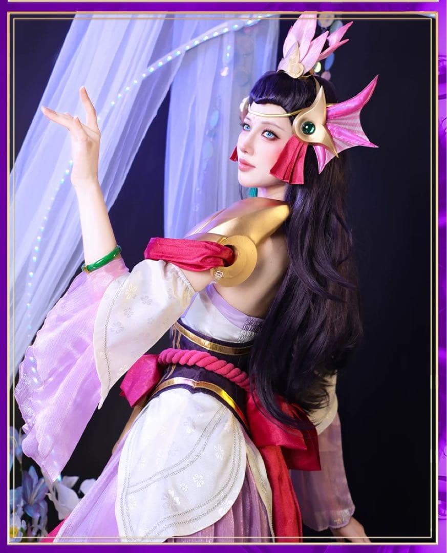 リーグオブレジェンド 壮麗の杖 ナミ コスプレ衣装 ウィッグ・靴追加可 リーグオブレジェンド 壮麗の杖 ナミ コスプレ衣装 ウィッグ・靴追加可