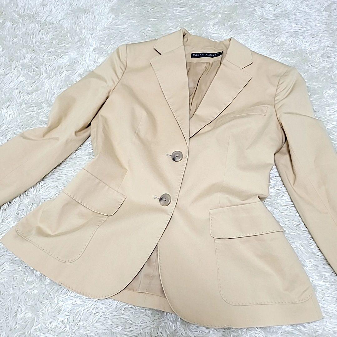 新品　LAUREN ラルフローレン　ベージュ リネンジャケット 未使用タグ付 三越伊勢丹 | RALPH LAUREN COLLECTION/ラルフ ローレン