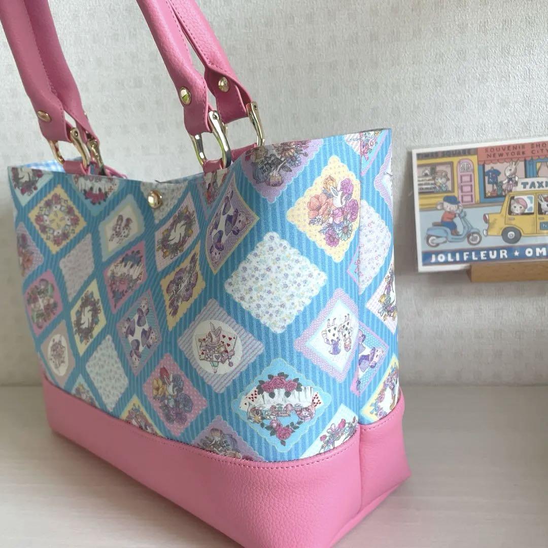 ぽってりボストンL rosy ブルーグリーン ミナペルホネン 14000円