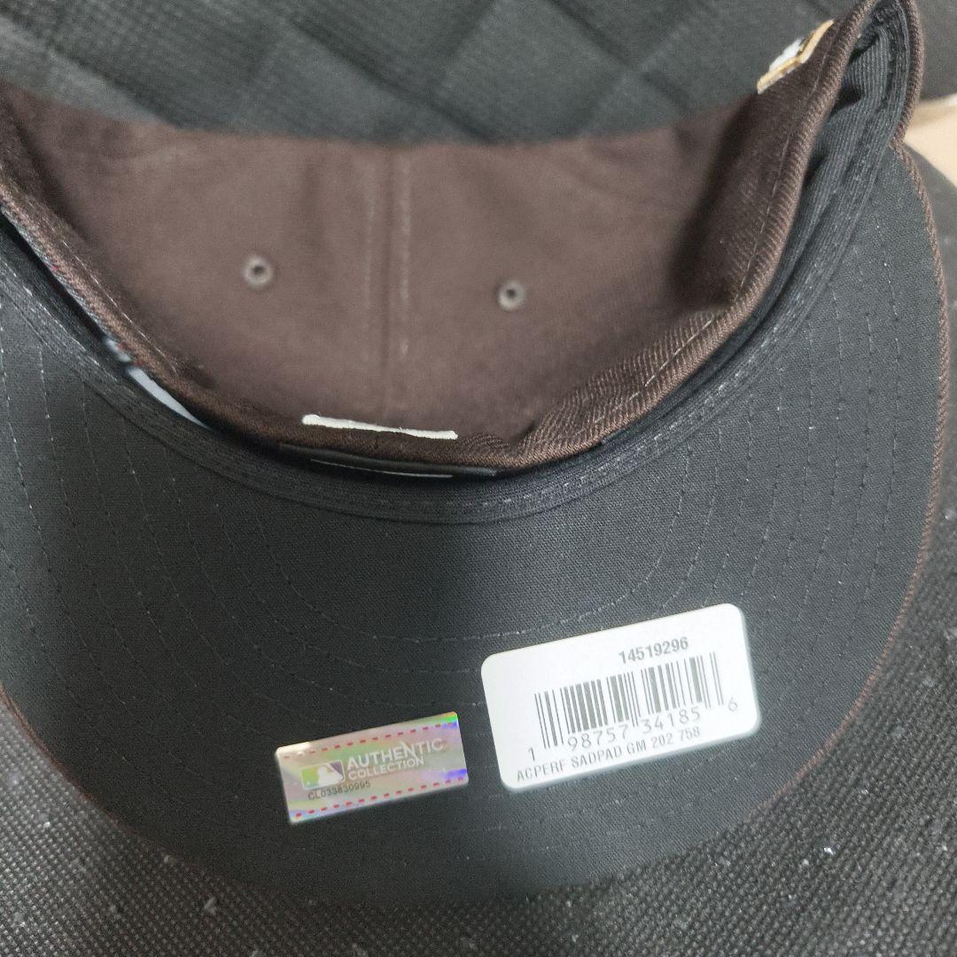 ニューエラ　サンディエゴ・パドレス 59FIFTY キャップ 7 5/8　新品