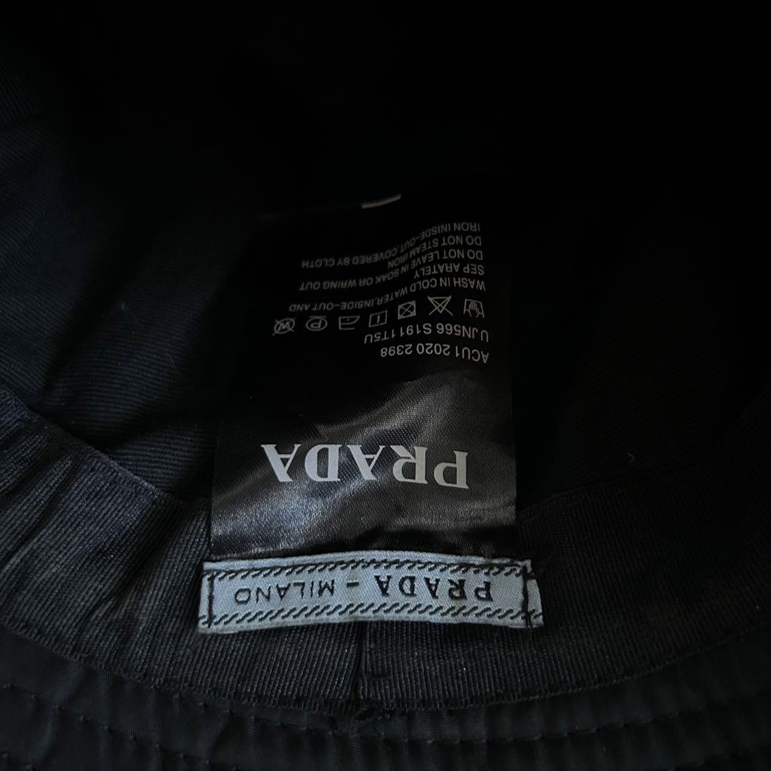 PRADA Re-Nylon バケットハット(ブラック)