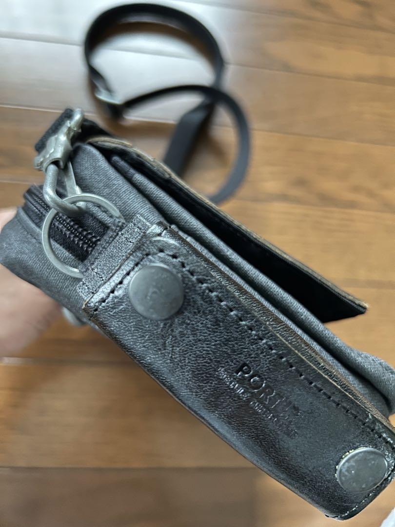 ポーター PORTER フィールド ミニショルダーバッグ ブラック 極美品