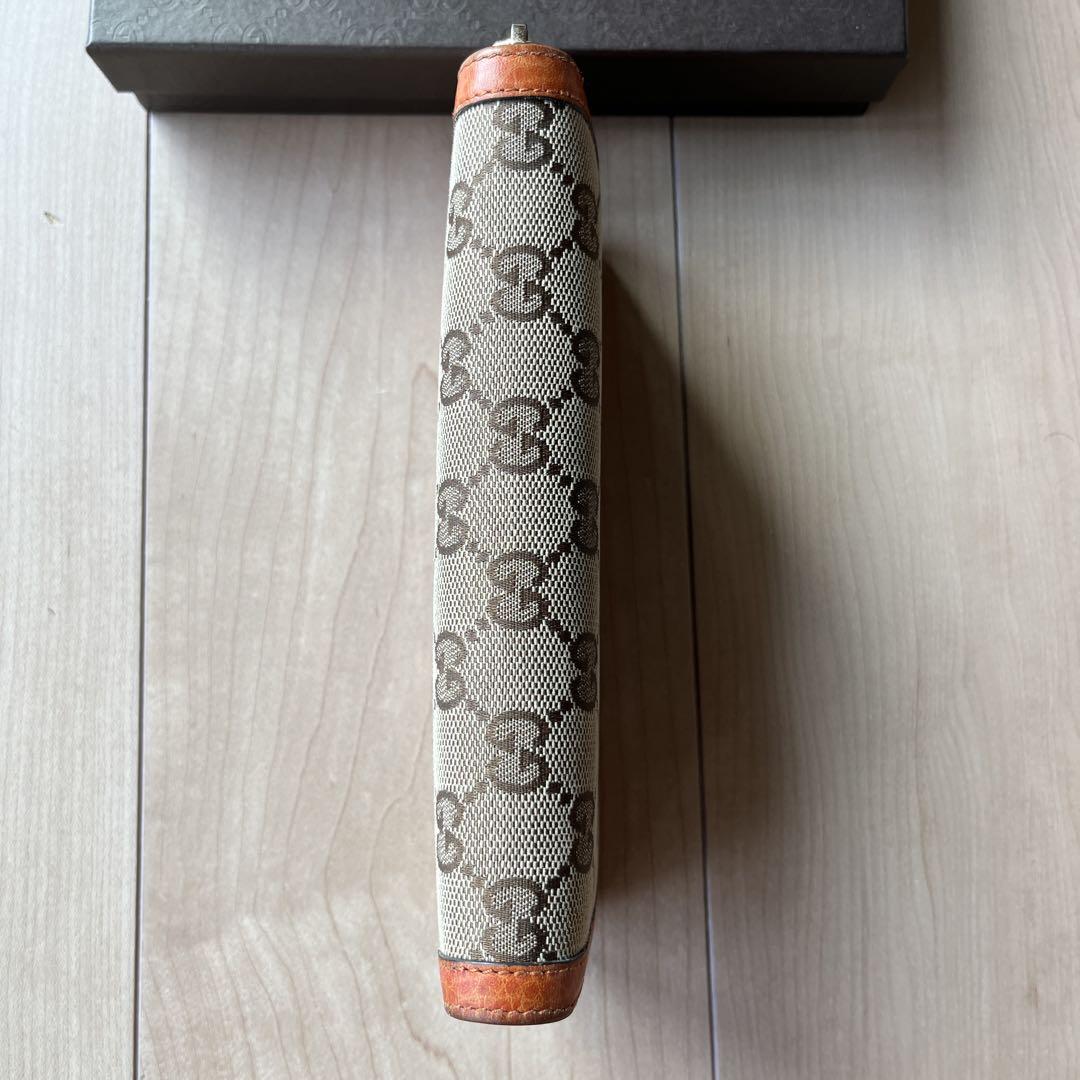 GUCCI 長財布 GG総柄 タッセル付き ブラウン GUCCI 長財布 GG総柄 タッセル付き ブラウン