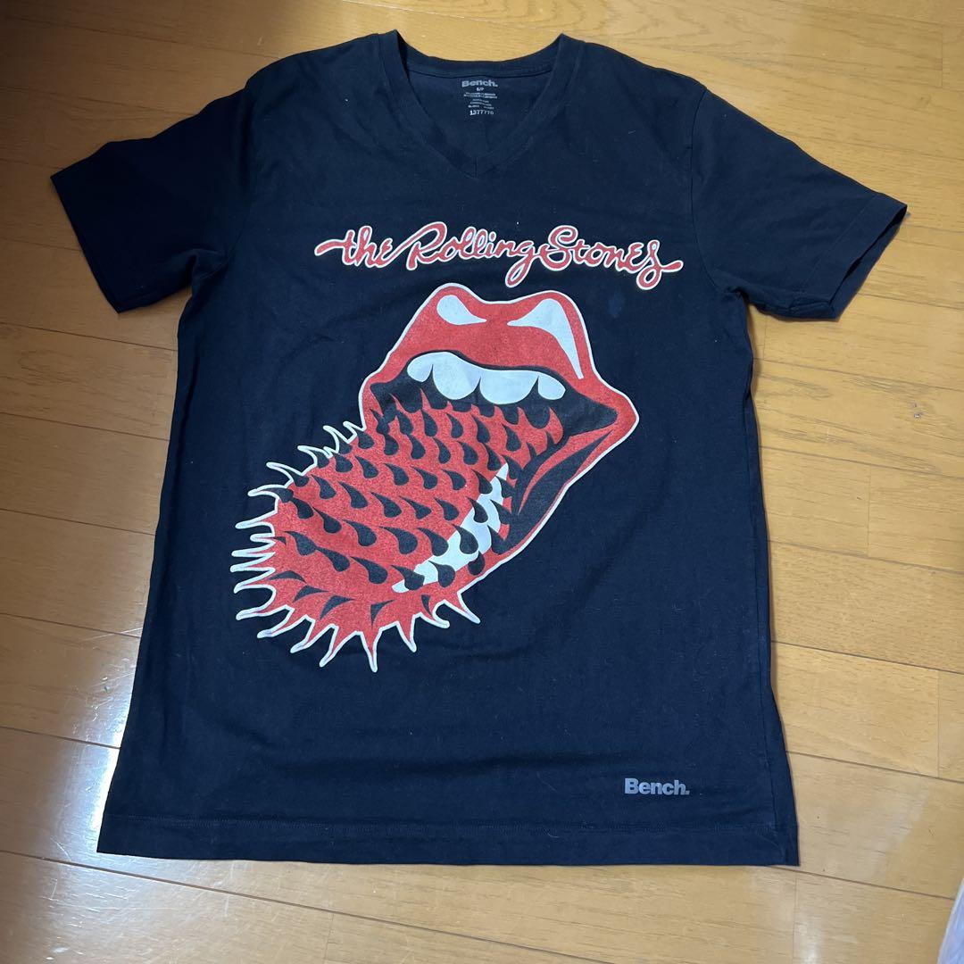 Bench. The Rolling Stones Tシャツ S/P 黒