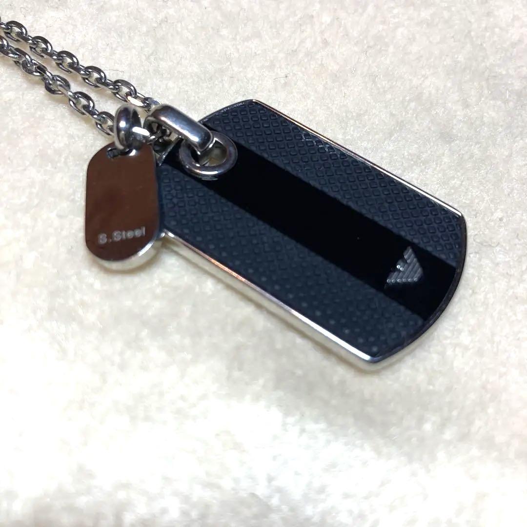 国内買付 ★EMPORIO ARMANI★ ドッグタグネックレス エンポリオアルマーニ ネックレス・ペンダント メンズ シルバー