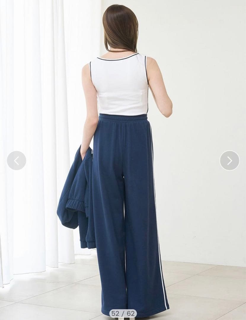 UVカットスウェットワイドパンツS Snidel