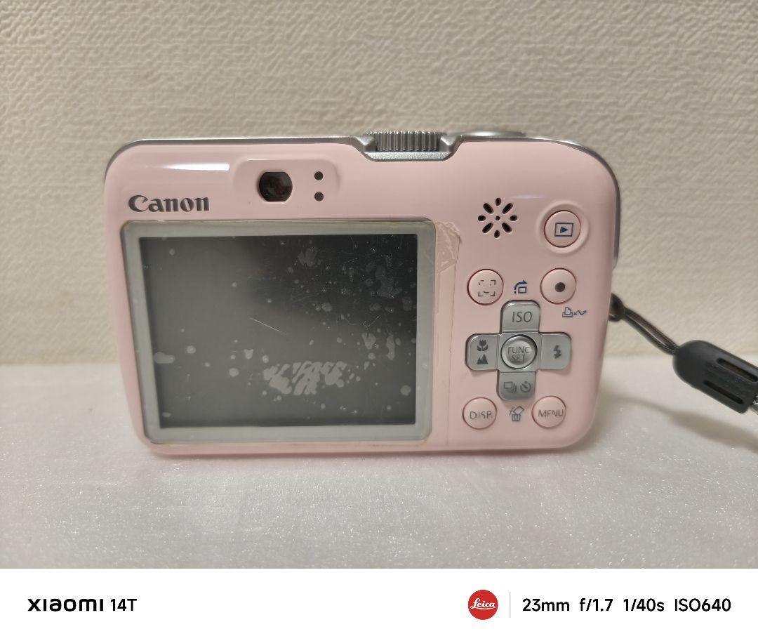 希少 Canon PowerShot E1 ピンク　オールドコンデジ　レトロ