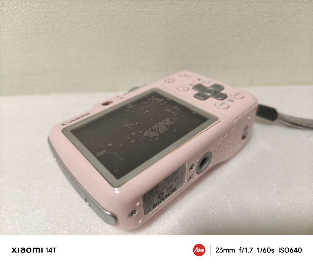 希少 Canon PowerShot E1 ピンク　オールドコンデジ　レトロ