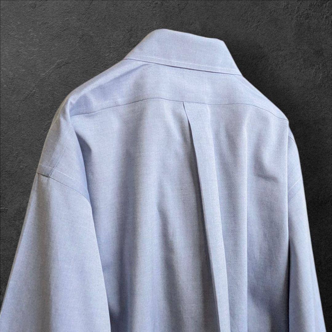 美品 ブルックスブラザーズ BDシャツ トラディショナルフィット 青系 XL