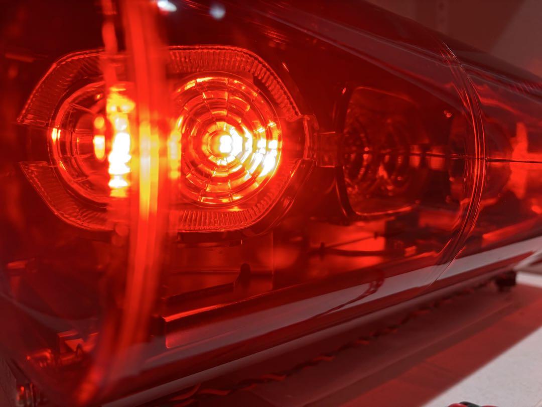 小糸製作所散光式警光灯LED55BRSM 12Vパトランプパトライト回転灯赤色灯