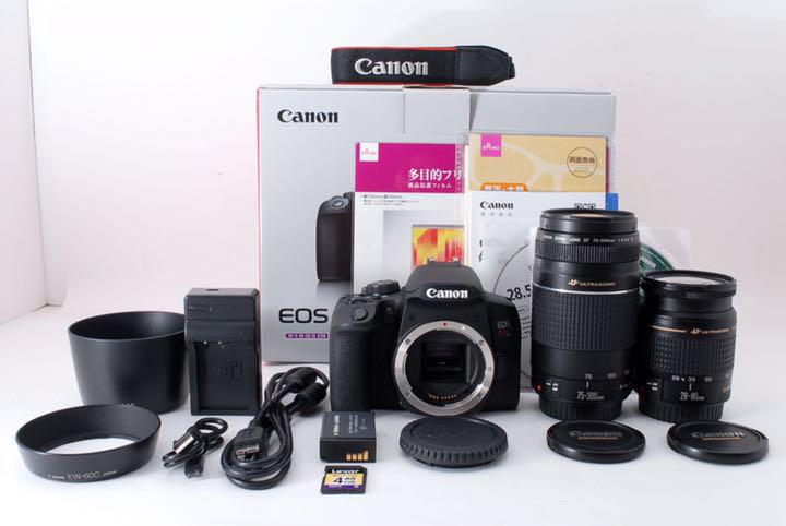 最新機種 キャノン canon kiss x10i 標準&望遠ダブルレンズ