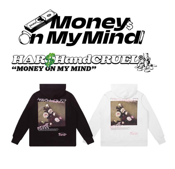 HARSH and CRUEL バックプリント ミニ裏毛 パーカー M - メルカリ