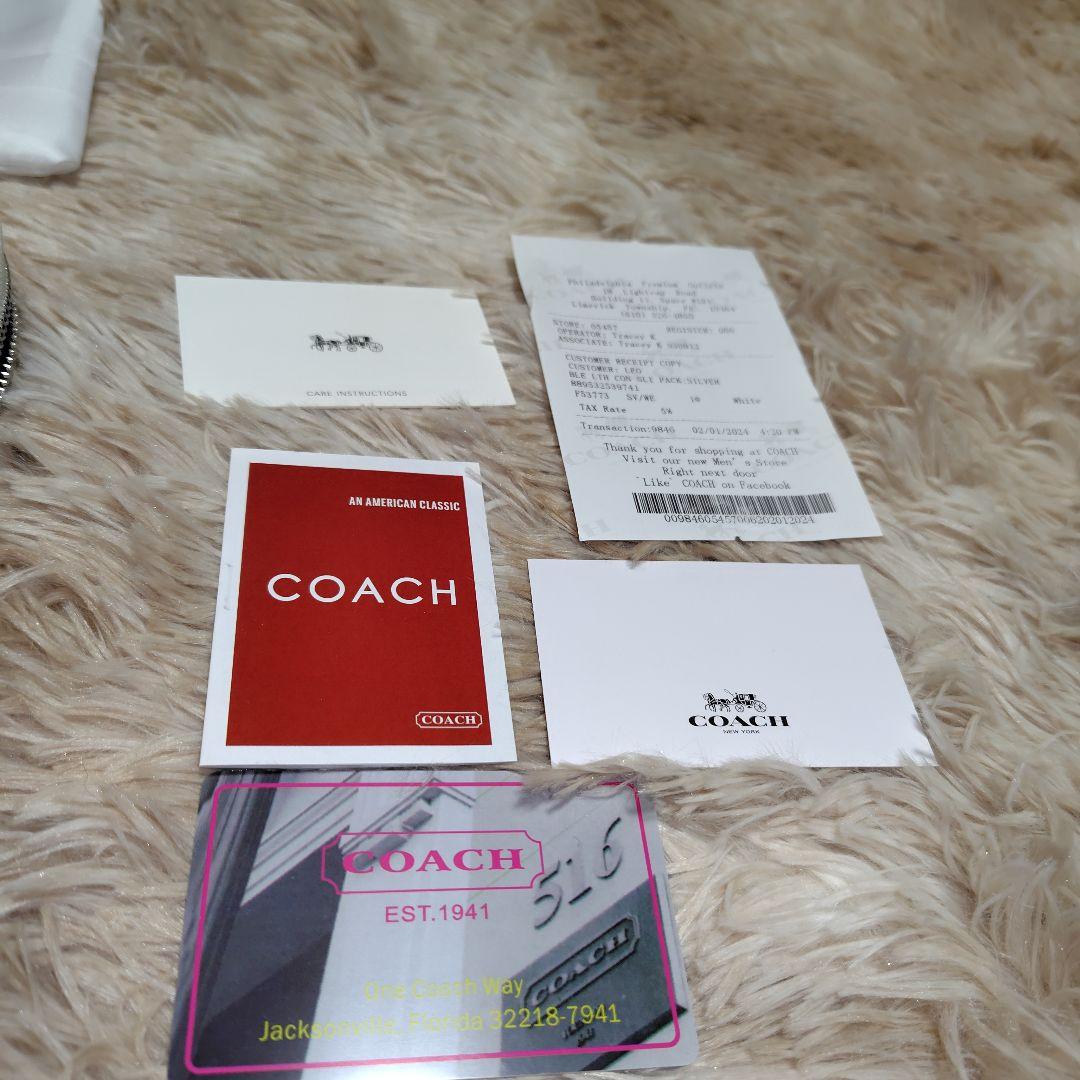 チ*コ様 新品タグ付COACH スヌーピー 長財布 ホワイト
