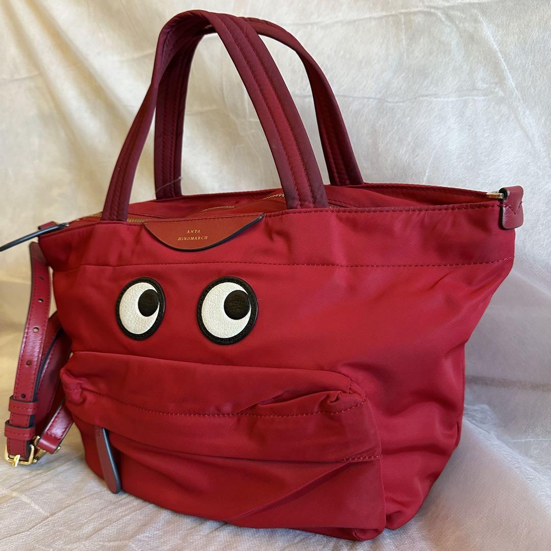 【美品】アニヤハインドマーチ ハンドバッグ ショルダーバッグ 2way