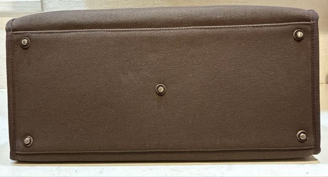 【美品】SITA PARANTICAキャンバス レザー トート L ブラウン