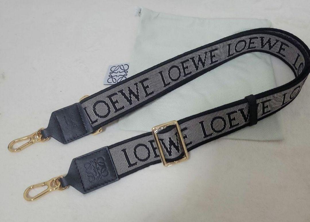 極美品　ロエベ　LOEWE　ショルダーバックストラップ　ロゴ　アナグラム