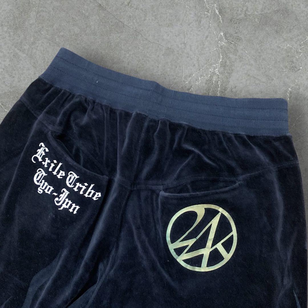 24karats EXILE TRIBE セットアップ ベロア ジャージ XL