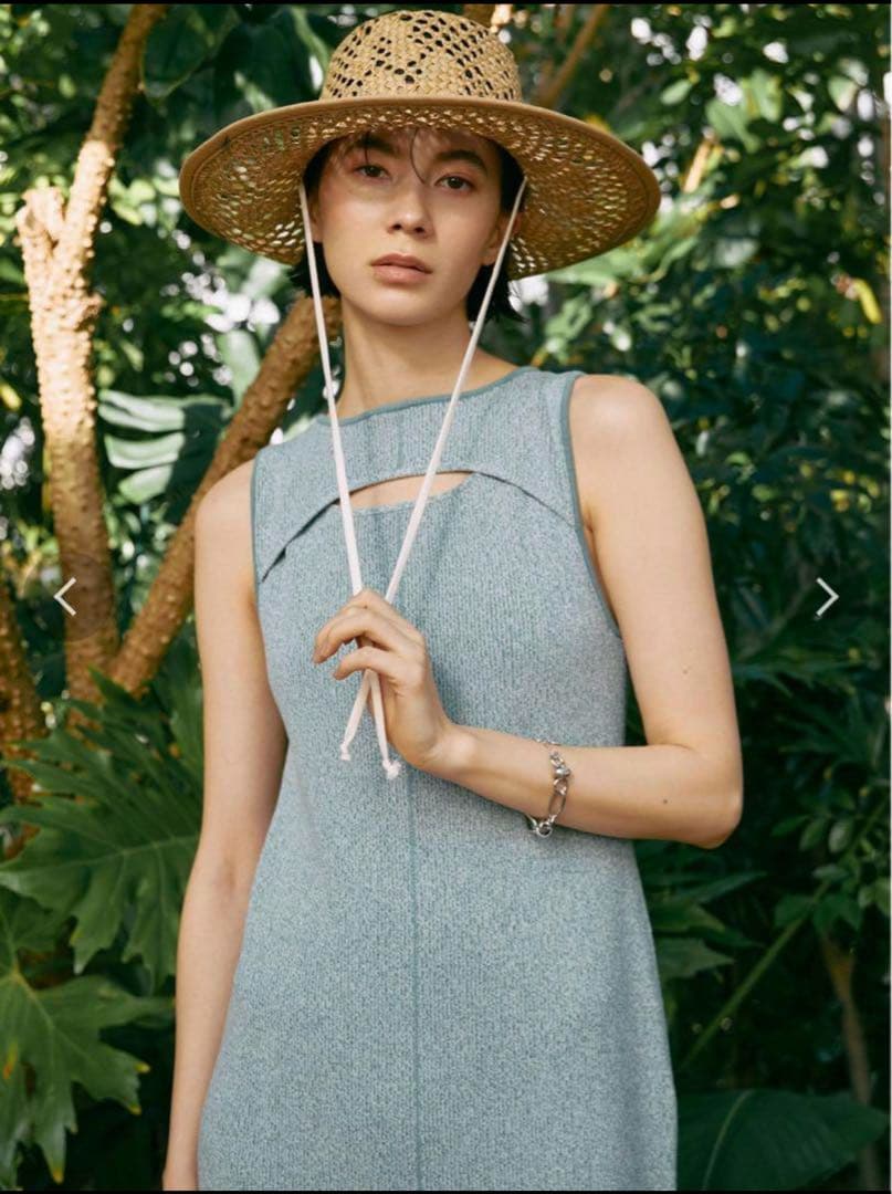 【LAGUNAMOON】2WAYカットアウトニットワンピース