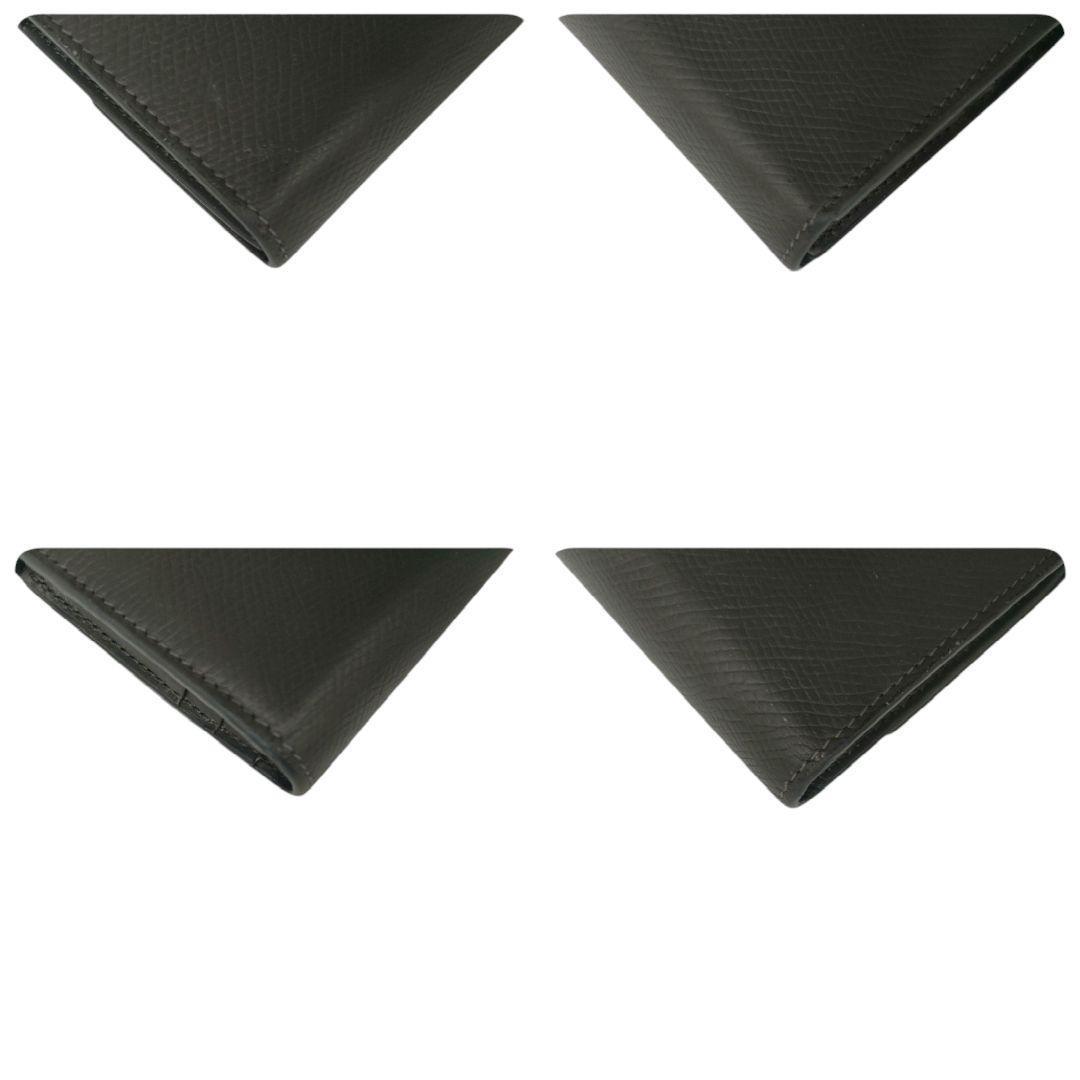 セリーヌ　三つ折り財布　スモールトリフォールドウォレット　レザー　グレー