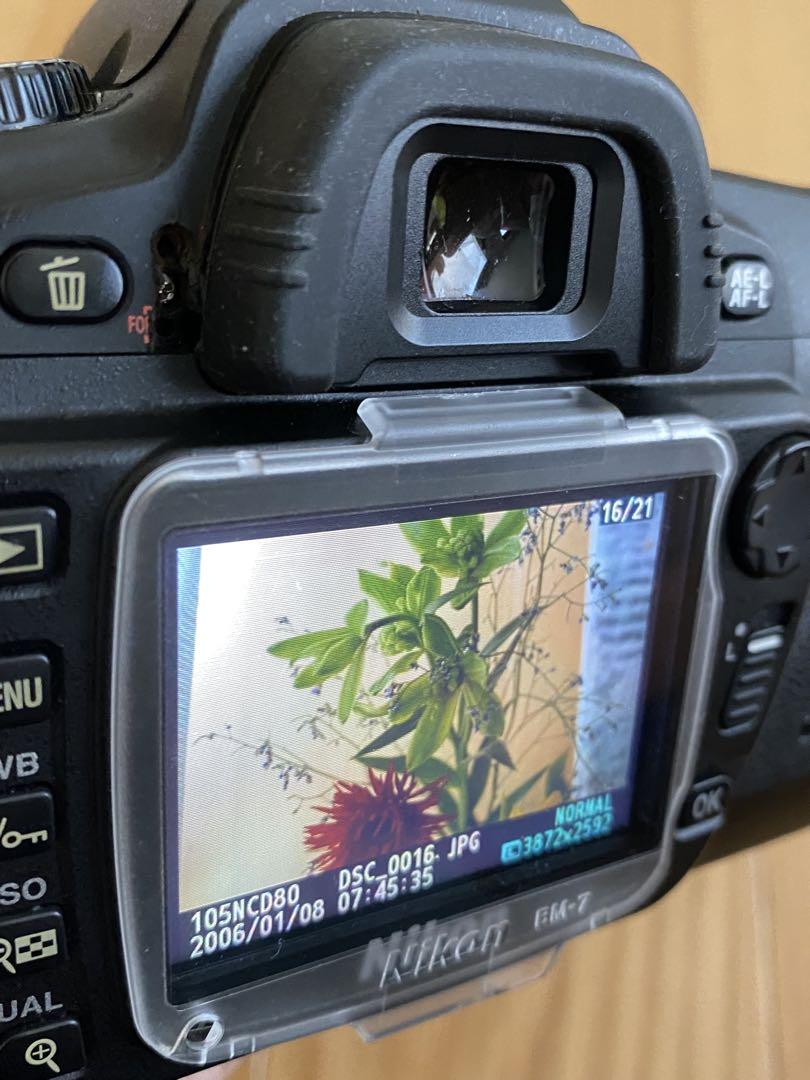 Nikon D80 ニコン　CCD デジタル一眼 ニッコール35-80 動作品