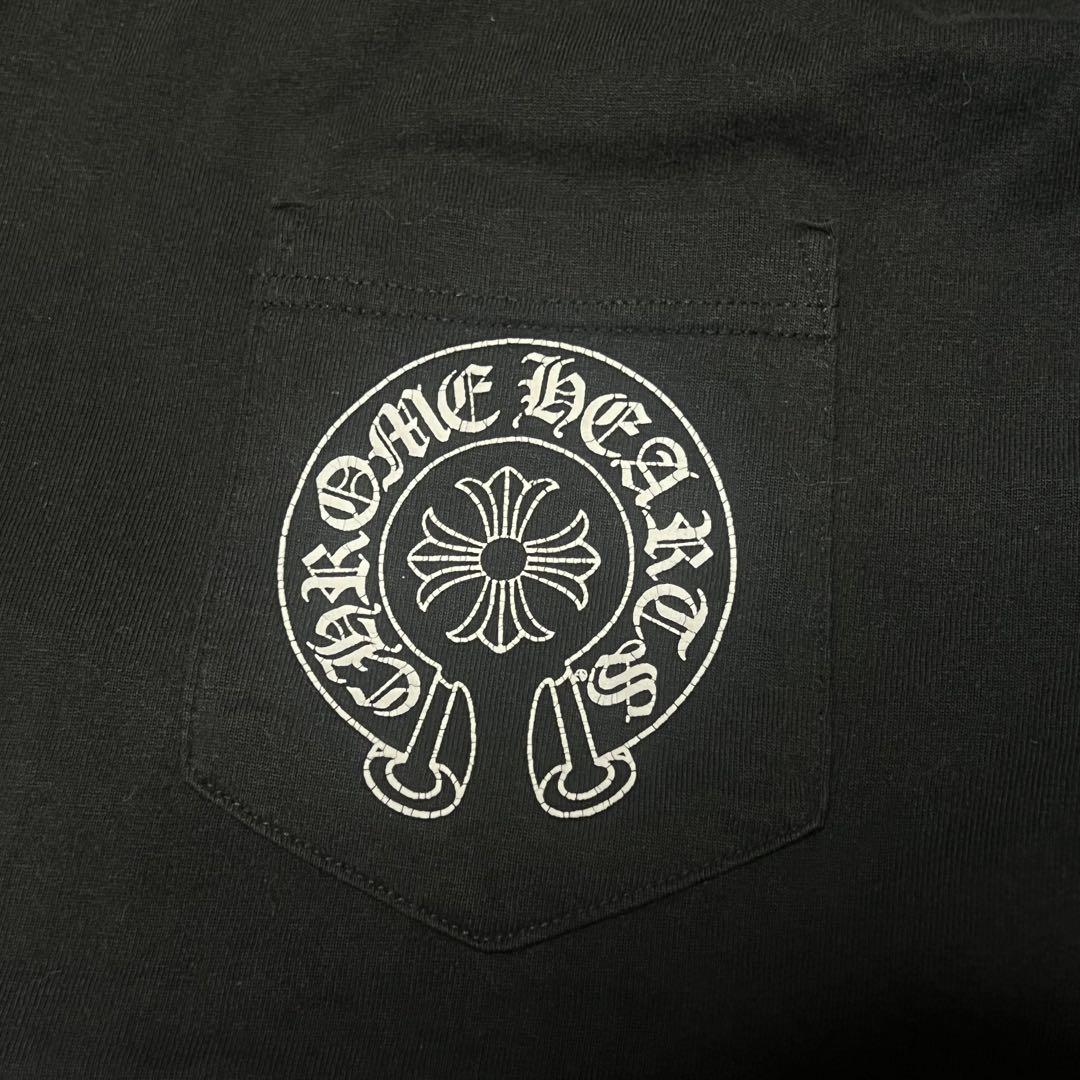 Chrome Hearts クロムハーツ　ブラック ロンT Lサイズ　オールド