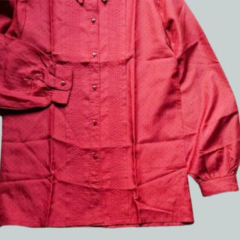 シャツ ブラウス サテンブラウス レース フリル ヴィンテージ 古着