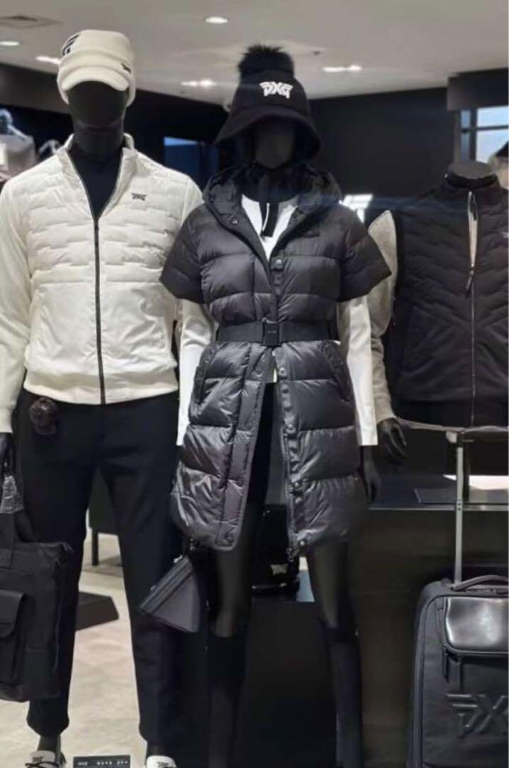 PXG ゴルフ 半袖 コートダウンジャケット レディース トップス PXG ゴルフ 半袖 コートダウンジャケット レディース トップス