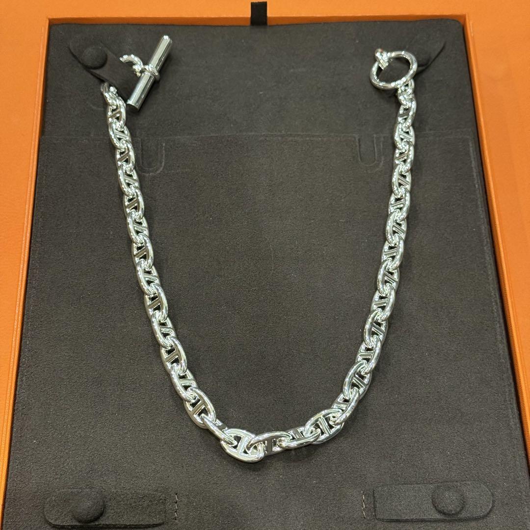 【HERMES】シェーヌダンクルネックレスMM36 新品未使用 レア HERMES エルメス シェーヌダンクル ネックレス