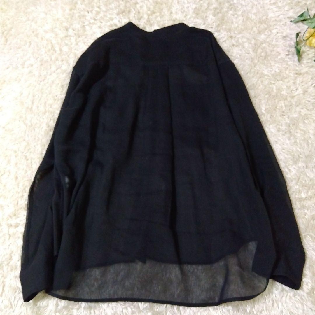 スローブイエナ ソフトオーガンジーシャツ ブラウス シアー 美品