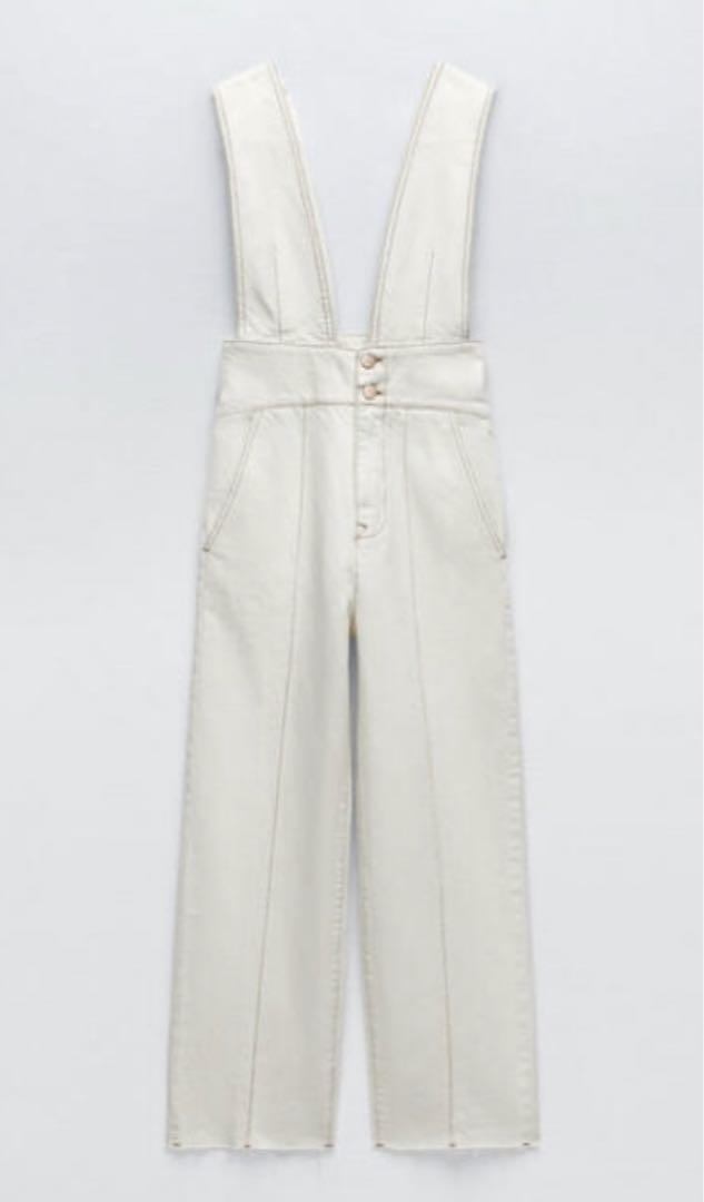 【希少】ZARA リラックスカットデニムサロペット M