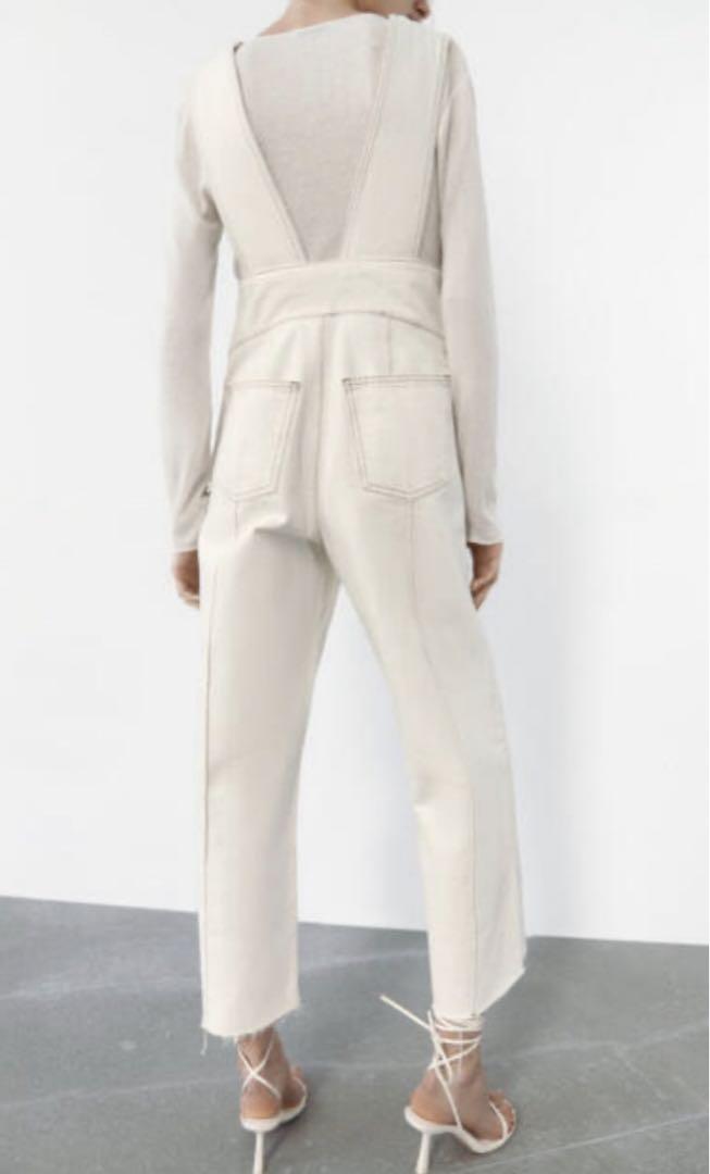 【希少】ZARA リラックスカットデニムサロペット M