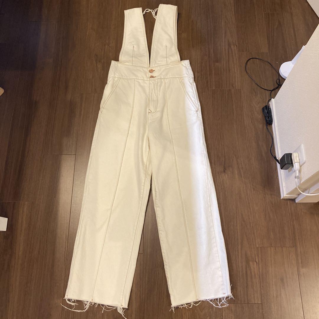 【希少】ZARA リラックスカットデニムサロペット M