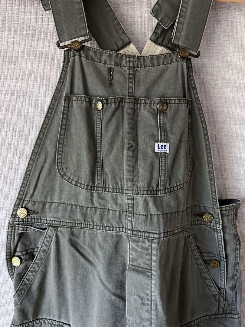 最終SALE!!23日まで　Lee ローバック オーバーオール カーキ