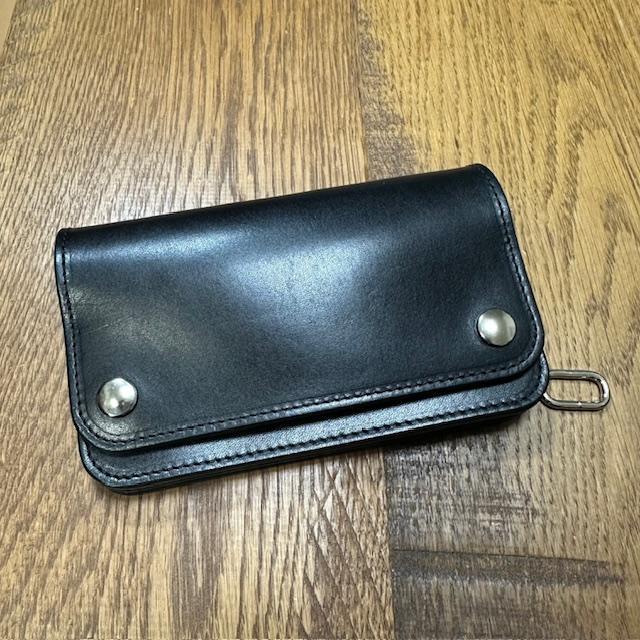 即日発送！ミート※プロフィール必須専用　栃木レザー　シルバートラッカーウォレット