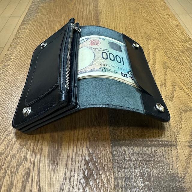即日発送！ミート※プロフィール必須専用　栃木レザー　シルバートラッカーウォレット